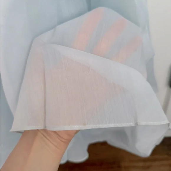 Aje Pandorea Layered Maxi Dress Silver Blue - Picture 5 of 16